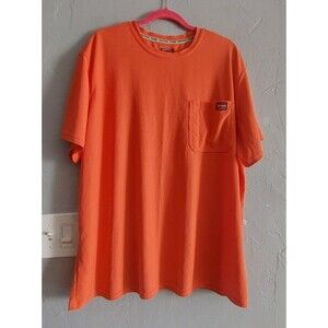 Wrangler Workwear TShirt Men Size 2XL, Polyester, 29.5 Inch Long, Excellent...